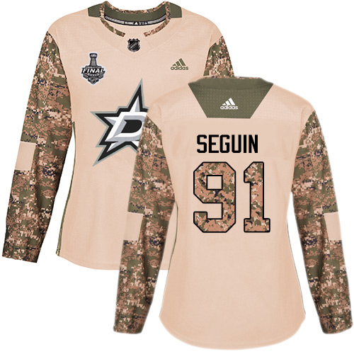 Dallas Stars #91 Tyler Seguin Camo Authentic 2017 Veterans Day Women's 2020 Stanley Cup Final Stitched Jersey Womens cheap jerseys for sale - CheapJerseys.Shop