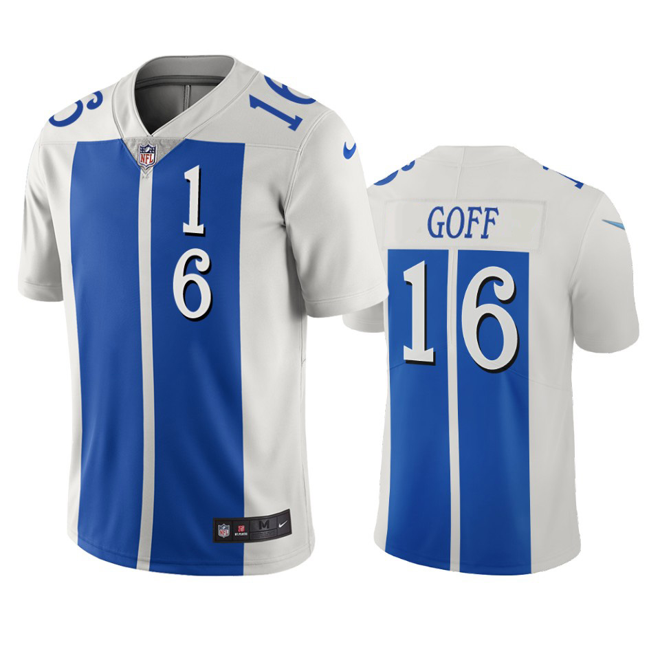 Detroit Lions #16 Jared Goff White Blue Vapor Limited City Edition Jersey cheap jerseys for sale - CheapJerseys.Shop