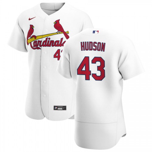 St. Louis St.Louis Cardinals #43 Dakota Hudson Men's White Home 2020 Authentic Player Jersey Men's cheap jerseys for sale - CheapJerseys.Shop