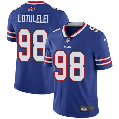 Buffalo Bills #98 Star Lotulelei Royal Blue Team Color Men's Stitched Vapor Untouchable Limited Jersey Men's cheap jerseys for sale - CheapJerseys.Shop