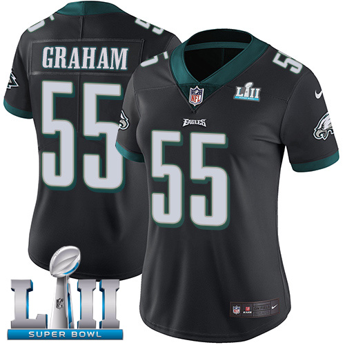 Eagles #55 Brandon Graham Black Alternate Super Bowl LII Women's Stitched Vapor Untouchable Limited Jersey cheap jerseys for sale - CheapJerseys.Shop