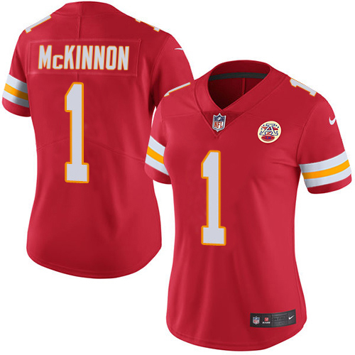 Chiefs #1 Jerick McKinnon Red Team Color Women's Stitched Vapor Untouchable Limited Jersey cheap jerseys for sale - CheapJerseys.Shop