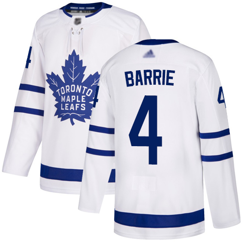 Maple Toronto Maple Leafs #4 Tyson Barrie White Road Authentic Stitched Jersey Men's cheap jerseys for sale - CheapJerseys.Shop