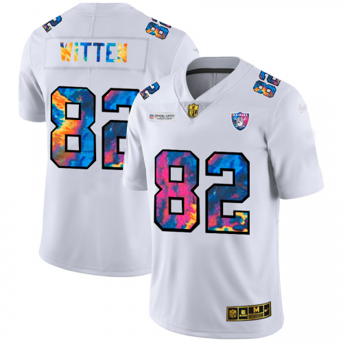 Las Vegas Las Vegas Raiders #82 Jason Witten Men's White Multi-Color 2020 Crucial Catch Limited Jersey Men's cheap jerseys for sale - CheapJerseys.Shop
