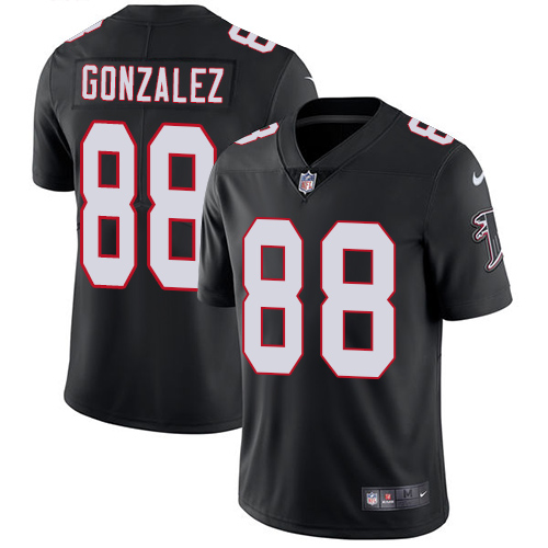 Atlanta Falcons #88 Tony Gonzalez Black Alternate Men's Stitched Vapor Untouchable Limited Jersey Men's cheap jerseys for sale - CheapJerseys.Shop