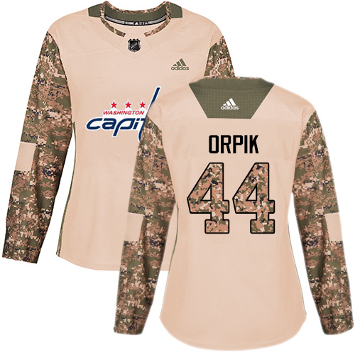 Washington Capitals #44 Brooks Orpik Camo Authentic 2017 Veterans Day Women's Stitched Jersey Womens cheap jerseys for sale - CheapJerseys.Shop