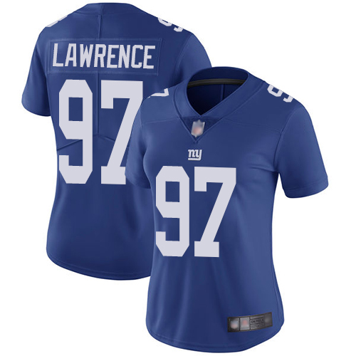 Giants #97 Dexter Lawrence Royal Blue Team Color Women's Stitched Vapor Untouchable Limited Jersey cheap jerseys for sale - CheapJerseys.Shop