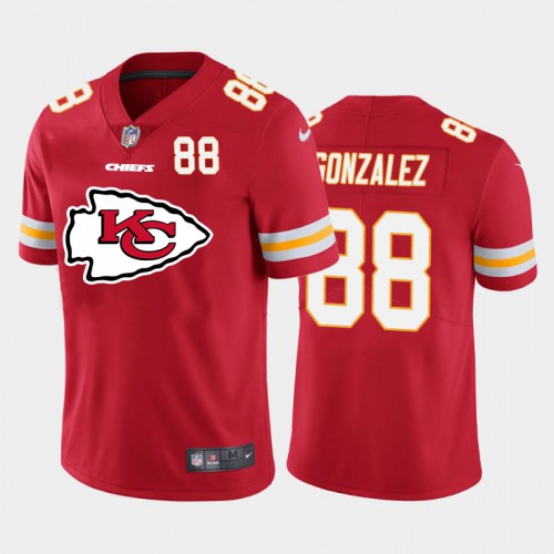 Kansas City Kansas City Chiefs #88 Tony Gonzalez Red Men's Big Team Logo Player Vapor Limited Jersey Men's cheap jerseys for sale - CheapJerseys.Shop