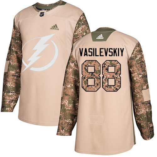 Tampa Bay Lightning #88 Andrei Vasilevskiy Camo Authentic 2017 Veterans Day Stitched Youth Jersey Youth cheap jerseys for sale - CheapJerseys.Shop