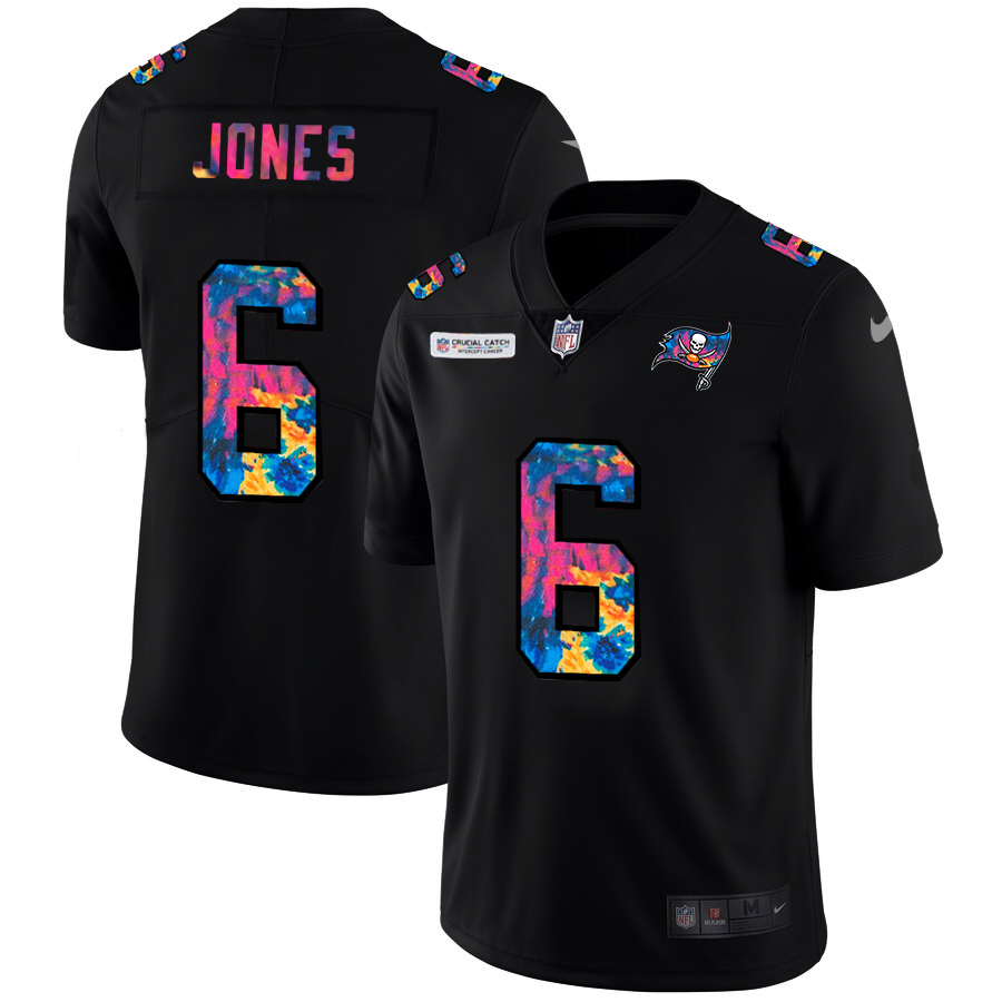Tampa Bay Buccaneers #6 Julio Jones Men's Multi-Color Black 2020 Crucial Catch Vapor Untouchable Limited Jersey cheap jerseys for sale - CheapJerseys.Shop