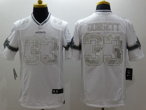 Cowboys #33 Tony Dorsett White Men's Stitched Limited Platinum Jersey cheap jerseys for sale - CheapJerseys.Shop