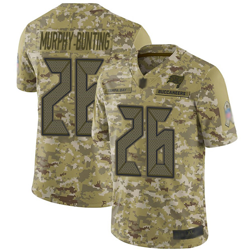Tampa Bay Buccaneers #26 Sean Murphy-Bunting Camo Men's Stitched Limited 2018 Salute To Service Jersey Men's cheap jerseys for sale - CheapJerseys.Shop