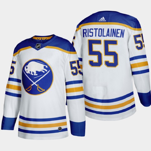 Buffalo Buffalo Sabres #55 Rasmus Ristolainen Men's 2020-21 Away Authentic Player Stitched Jersey White Men's cheap jerseys for sale - CheapJerseys.Shop