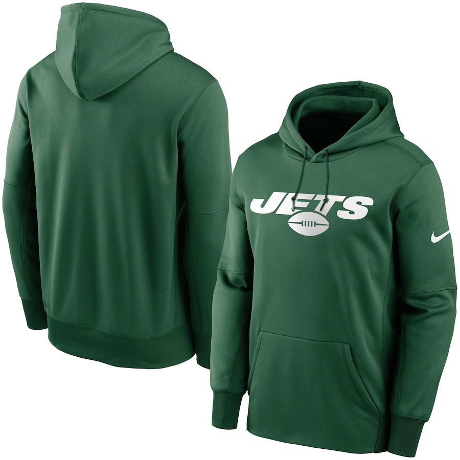 New York Jets Fan Gear Wordmark Performance Pullover Hoodie Green cheap jerseys for sale - CheapJerseys.Shop