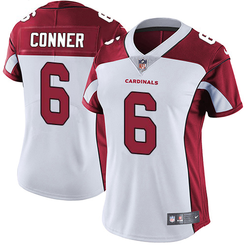 Cardinals #6 James Conner White Women's Stitched Vapor Untouchable Limited Jersey cheap jerseys for sale - CheapJerseys.Shop