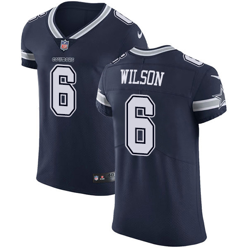 Cowboys #6 Donovan Wilson Navy Blue Team Color Men's Stitched Vapor Untouchable Elite Jersey cheap jerseys for sale - CheapJerseys.Shop