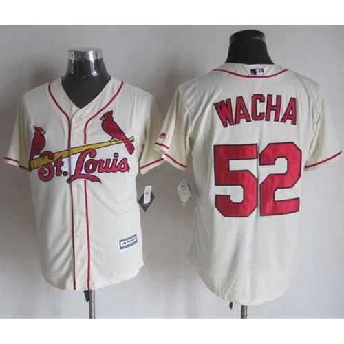 St.Louis Cardinals #52 Michael Wacha Cream New Cool Base Stitched Jersey Men's cheap jerseys for sale - CheapJerseys.Shop