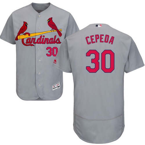 St.Louis Cardinals #30 Orlando Cepeda Grey Flexbase Authentic Collection Stitched Jersey Men's cheap jerseys for sale - CheapJerseys.Shop