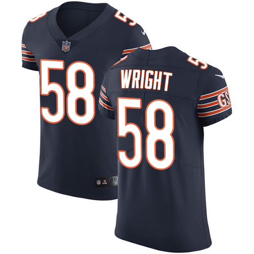 Bears #58 Darnell Wright Navy Blue Team Color Men's Stitched Vapor Untouchable Elite Jersey cheap jerseys for sale - CheapJerseys.Shop