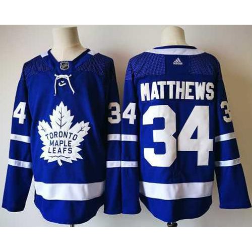 Maple Toronto Maple Leafs #34 Auston Matthews Blue Home Authentic Stitched Jersey Men's cheap jerseys for sale - CheapJerseys.Shop