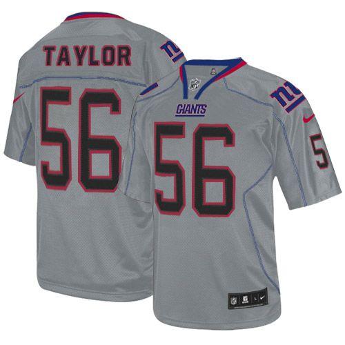 Giants #56 Lawrence Taylor Lights Out Grey Men's Stitched Elite Jersey cheap jerseys for sale - CheapJerseys.Shop