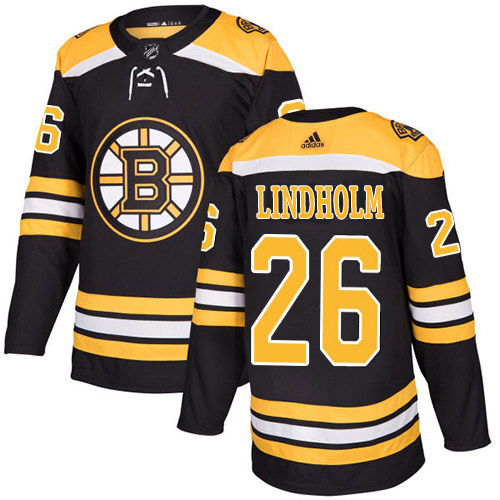 Boston Bruins #26 Par Lindholm Black Home Authentic Stitched Jersey Men's cheap jerseys for sale - CheapJerseys.Shop