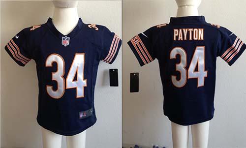 Toddler Bears #34 Walter Payton Navy Blue Team Color Stitched Elite Jersey cheap jerseys for sale - CheapJerseys.Shop
