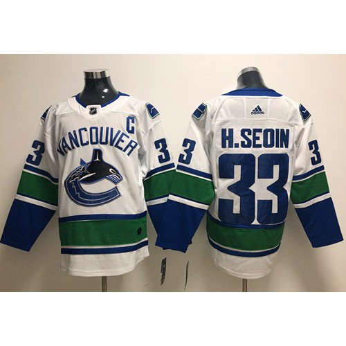 Vancouver Canucks #33 Henrik Sedin White Road Authentic Stitched Jersey Men's cheap jerseys for sale - CheapJerseys.Shop