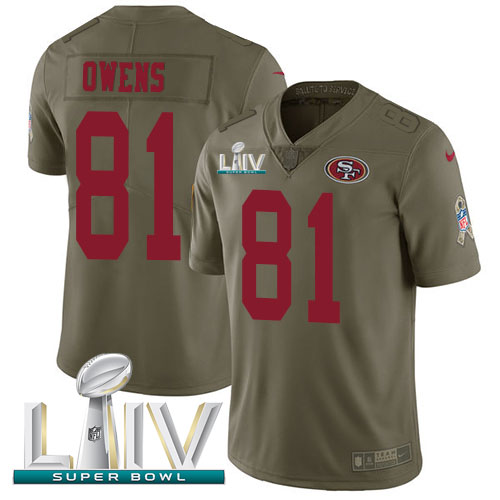 San Francisco 49ers #81 Jordan Matthews Olive Super Bowl LIV 2020 Youth Stitched Limited 2017 Salute To Service Jersey Youth cheap jerseys for sale - CheapJerseys.Shop