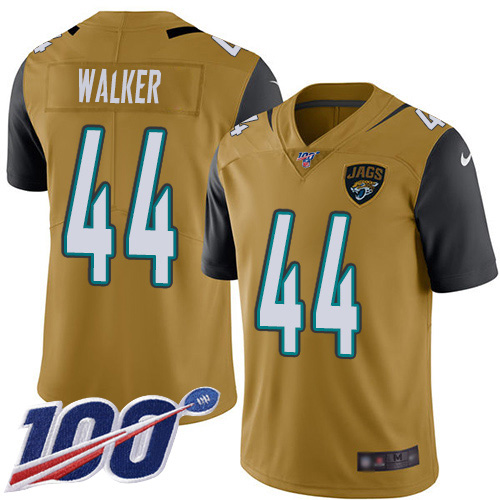 Jaguars #44 Travon Walker Gold Youth Stitched Limited Rush 100th Season Jersey cheap jerseys for sale - CheapJerseys.Shop