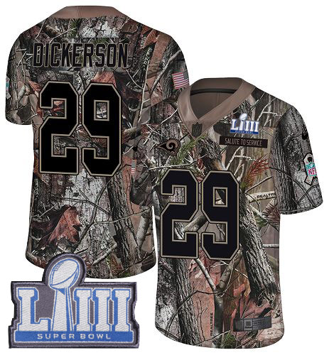 Rams #29 Eric Dickerson Camo Super Bowl LIII Bound Men's Stitched Limited Rush Realtree Jersey cheap jerseys for sale - CheapJerseys.Shop
