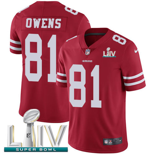 San Francisco 49ers #81 Jordan Matthews Red Super Bowl LIV 2020 Team Color Men's Stitched Vapor Untouchable Limited Jersey Men's cheap jerseys for sale - CheapJerseys.Shop