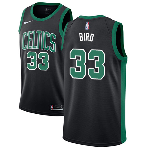 Boston Celtics #33 Larry Bird Black Youth Swingman Statement Edition Jersey Youth cheap jerseys for sale - CheapJerseys.Shop