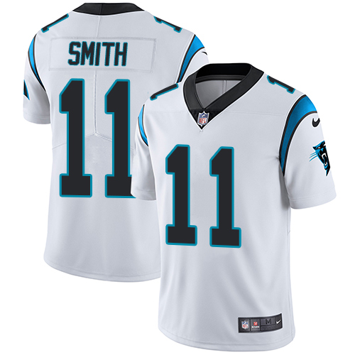 Carolina Panthers #11 Torrey Smith White Men's Stitched Vapor Untouchable Limited Jersey Men's cheap jerseys for sale - CheapJerseys.Shop