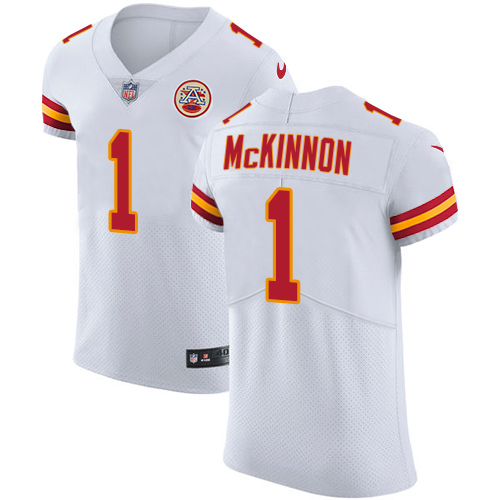 Chiefs #1 Jerick McKinnon White Men's Stitched Vapor Untouchable Elite Jersey cheap jerseys for sale - CheapJerseys.Shop