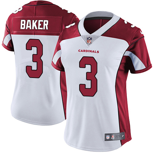 Cardinals #3 Budda Baker White Women's Stitched Vapor Untouchable Limited Jersey cheap jerseys for sale - CheapJerseys.Shop