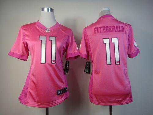 Cardinals #11 Larry Fitzgerald Pink Women's Be Luv'd Stitched Elite Jersey cheap jerseys for sale - CheapJerseys.Shop