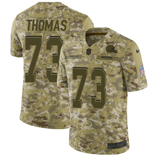 Browns #73 Joe Thomas Camo Youth Stitched Limited 2018 Salute To Service Jersey cheap jerseys for sale - CheapJerseys.Shop