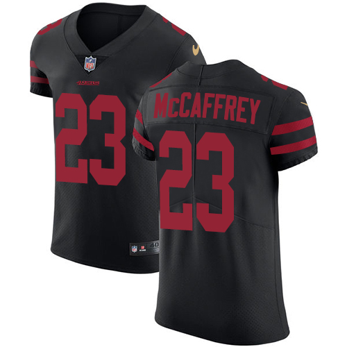 49ers #23 Christian McCaffrey Black Alternate Men's Stitched Vapor Untouchable Elite Jersey cheap jerseys for sale - CheapJerseys.Shop