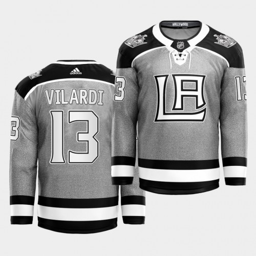 Los Angeles Kings #13 Gabriel Vilardi 2021 City Concept Stitched Jersey - Black Men's cheap jerseys for sale - CheapJerseys.Shop