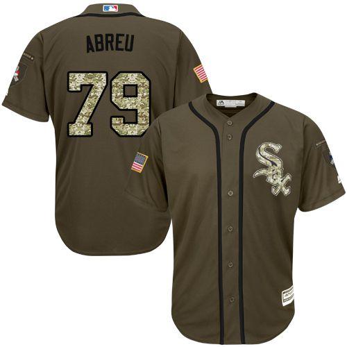 Chicago White Sox #79 Jose Abreu Green Salute to Service Stitched Youth Jersey Youth cheap jerseys for sale - CheapJerseys.Shop
