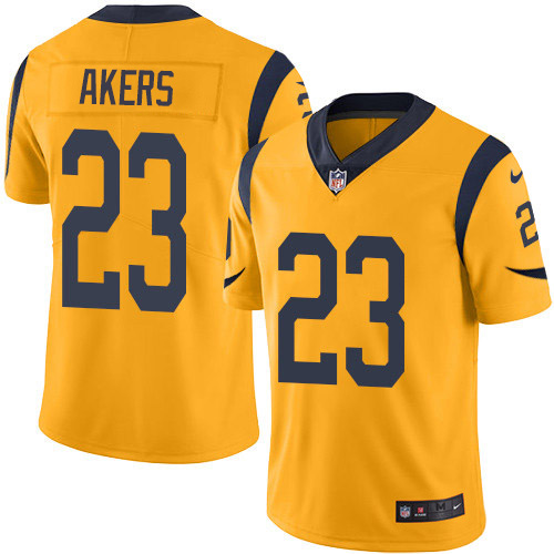 Los Angeles Rams #23 Cam Akers Gold Youth Stitched Limited Rush Jersey Youth cheap jerseys for sale - CheapJerseys.Shop