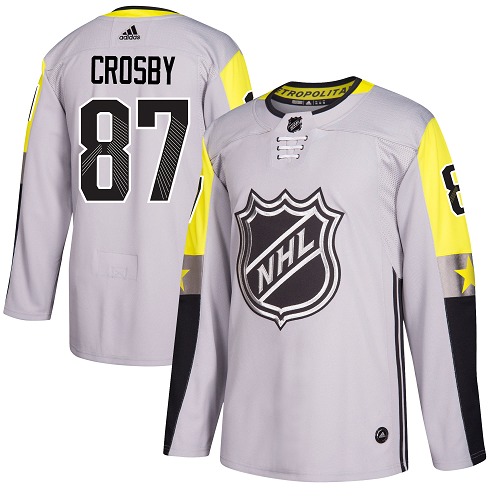 Pittsburgh Penguins #87 Sidney Crosby Gray 2018 All-Star Metro Division Authentic Stitched Jersey Men's cheap jerseys for sale - CheapJerseys.Shop