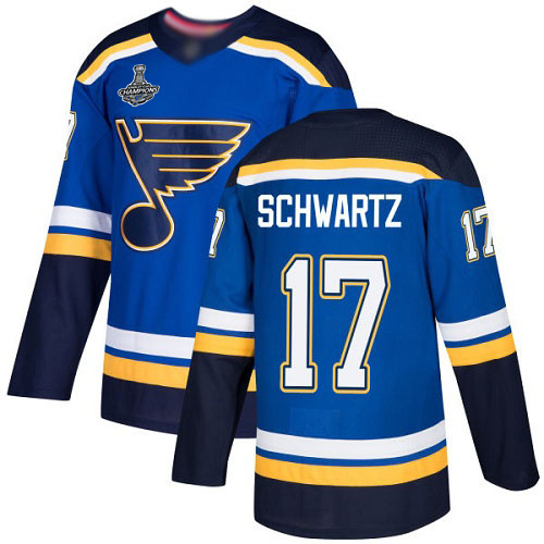 St. Louis Blues #17 Jaden Schwartz Blue Home Authentic Stanley Cup Champions Stitched Youth Jersey Youth cheap jerseys for sale - CheapJerseys.Shop