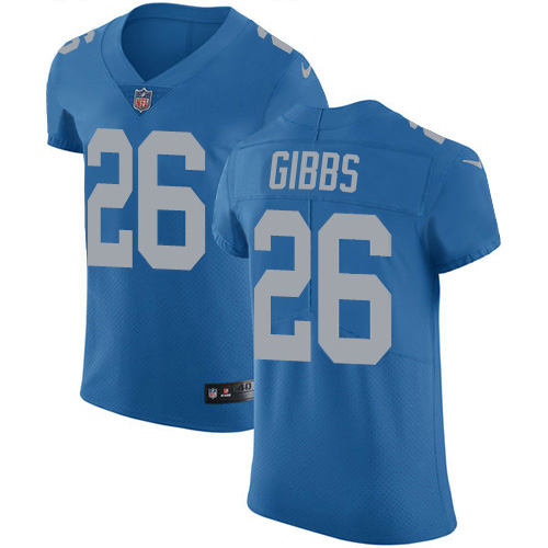 Lions #26 Jahmyr Gibbs Blue Throwback Men's Stitched Vapor Untouchable Elite Jersey cheap jerseys for sale - CheapJerseys.Shop