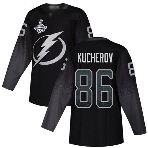 Tampa Bay Lightning #86 Nikita Kucherov Black Alternate Authentic Youth 2020 Stanley Cup Champions Stitched Jersey Youth cheap jerseys for sale - CheapJerseys.Shop
