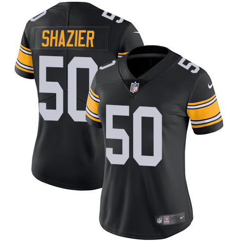 Pittsburgh Steelers #50 Ryan Shazier Black Alternate Women's Stitched Vapor Untouchable Limited Jersey Womens cheap jerseys for sale - CheapJerseys.Shop