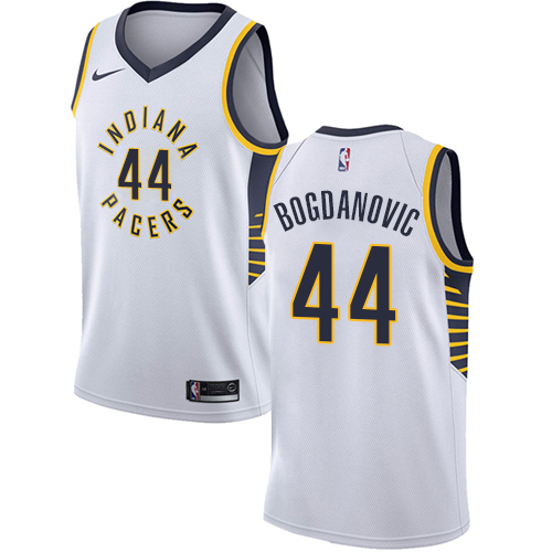 Indiana Pacers #44 Bojan Bogdanovic White Swingman Association Edition Jersey Mens cheap jerseys for sale - CheapJerseys.Shop