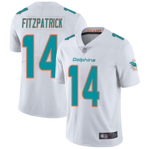 Miami Dolphins #14 Ryan Fitzpatrick White Men's Stitched Vapor Untouchable Limited Jersey Men's cheap jerseys for sale - CheapJerseys.Shop