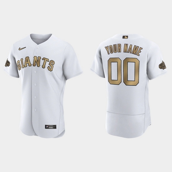 Men Custom San Francisco Giants 2022 All Star Game Authentic White Jersey cheap jerseys for sale - CheapJerseys.Shop